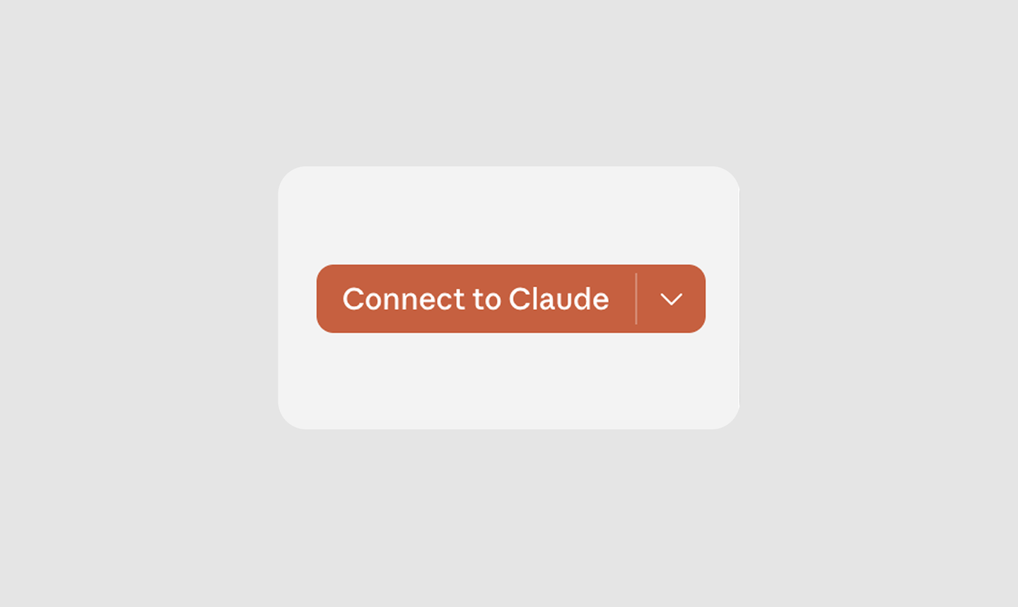 The Connect to Claude button