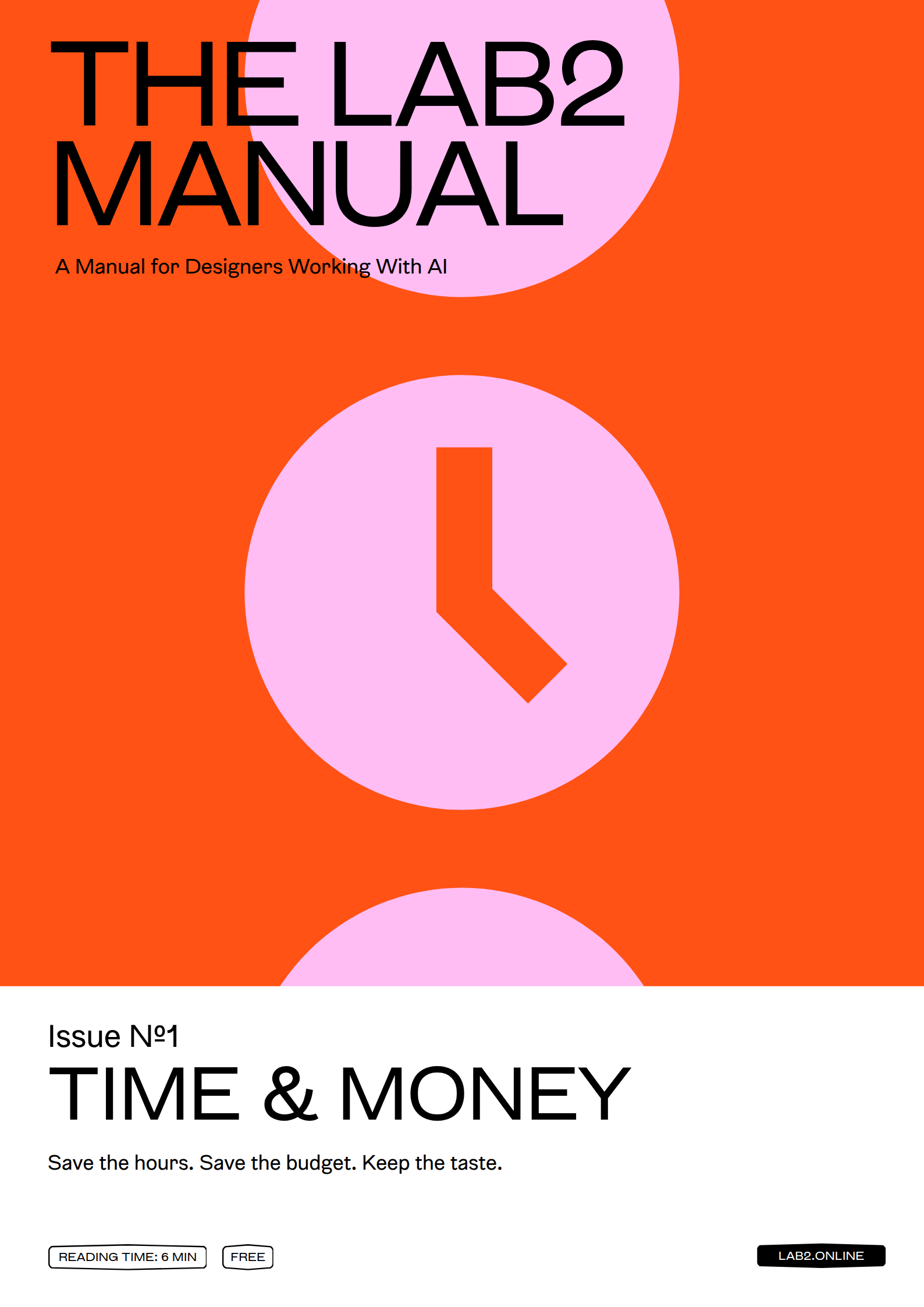 The Lab2 Manual Nº1 cover — Time & Money