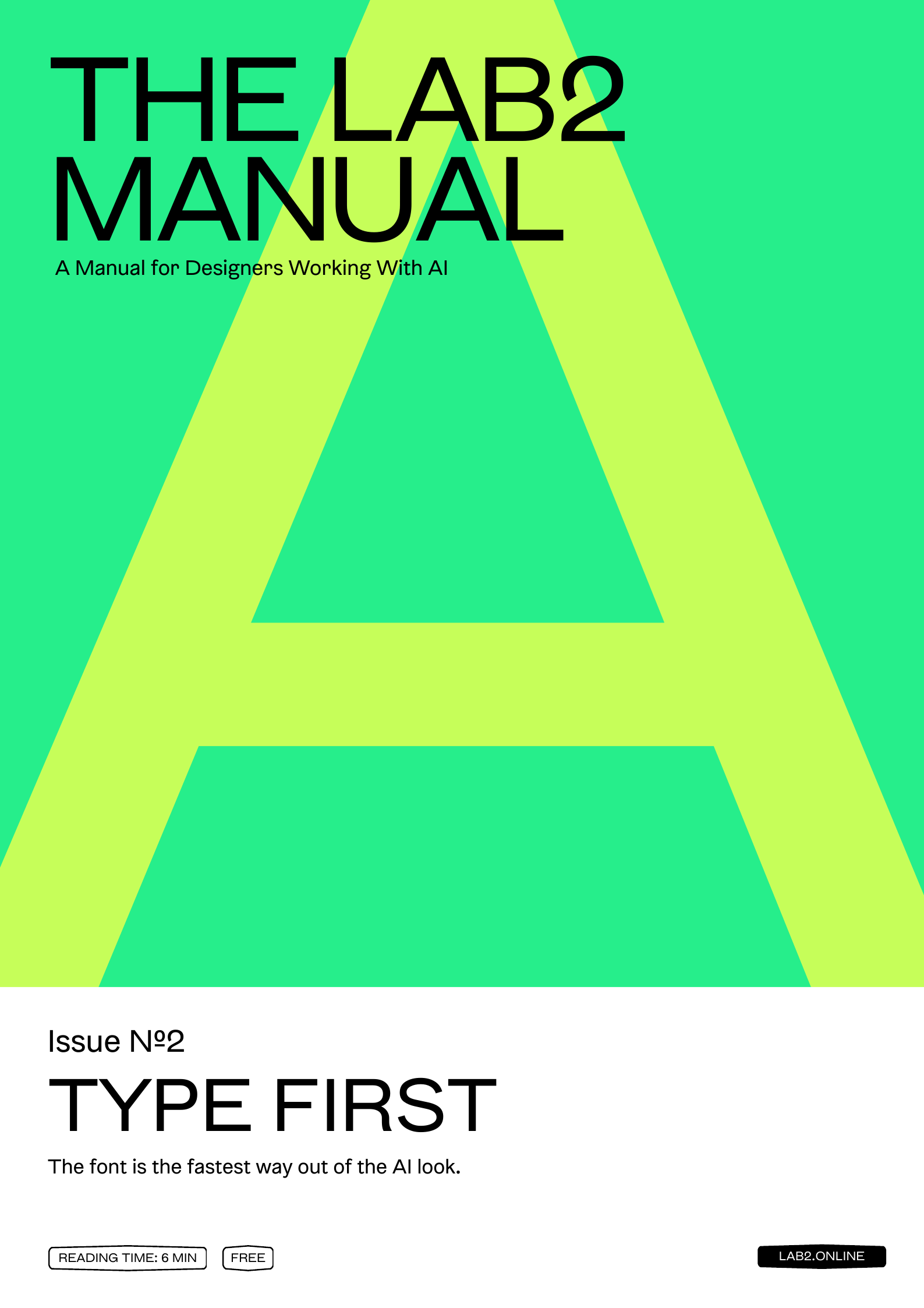 The Lab2 Manual Nº2 cover, Type First